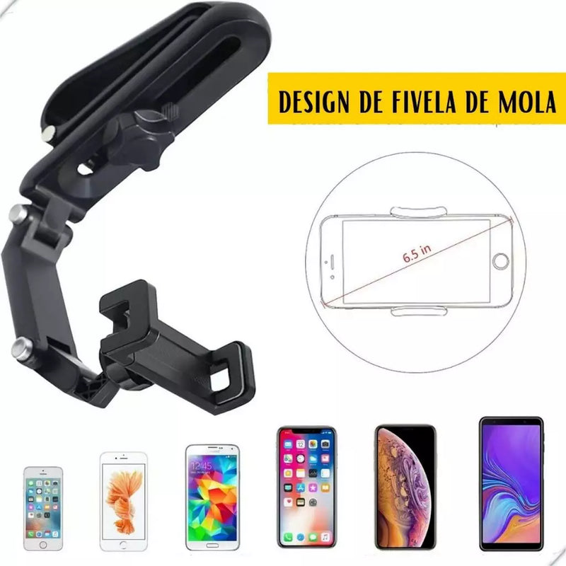 Suporte para Celular Veicular 360° Retrátil - Mexx Store